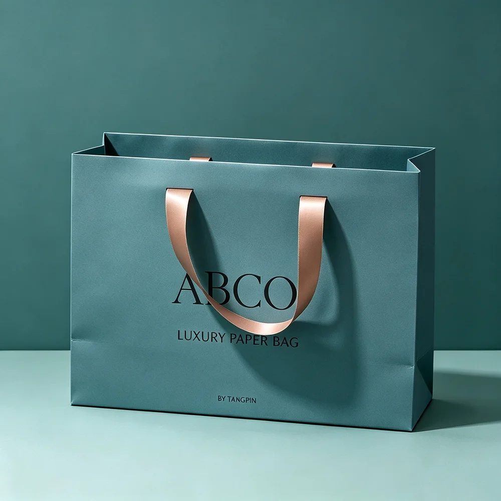 Custom Logo Design Paper Gift Bags