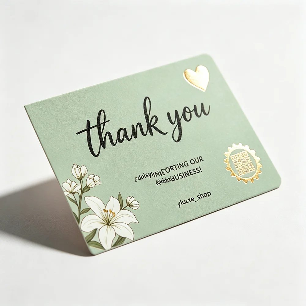 Abco Brand Laminated Coated Paper Greeting Cards Custom CMYK Offset