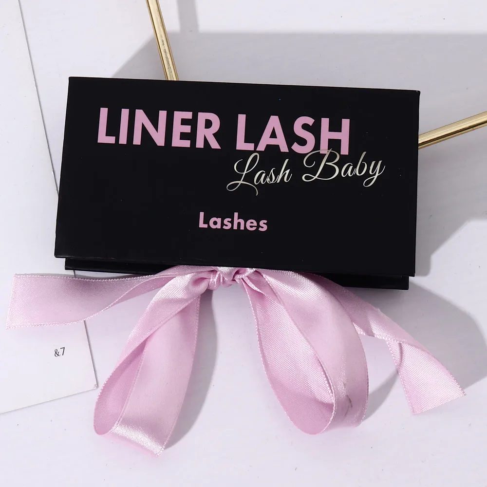 Custom Logo Embossed Recycled Cardboard Rigid Magnetic Eyelash Box