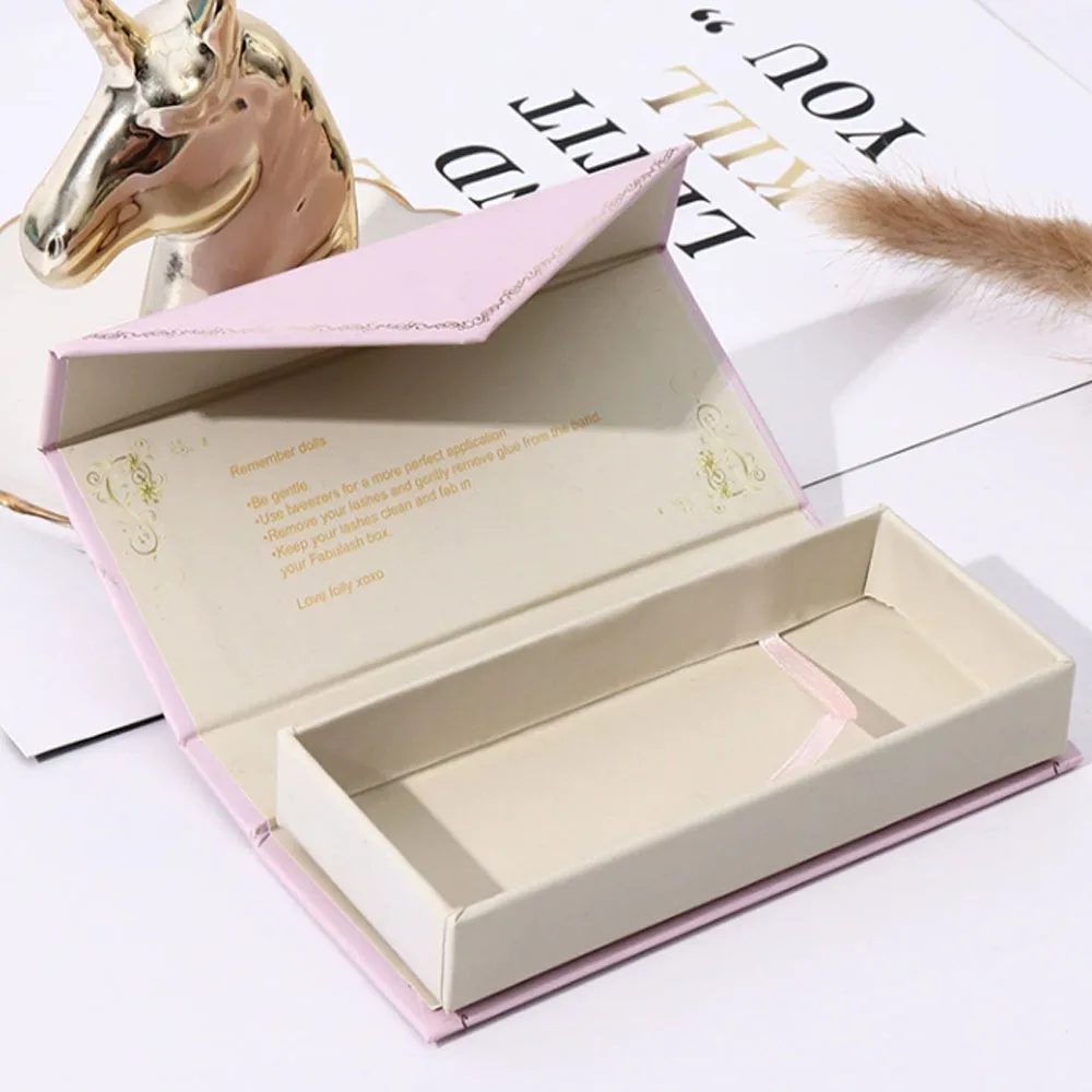 Eyelash Box Empty Cosmetics Lash Magnetic Closure Boxes