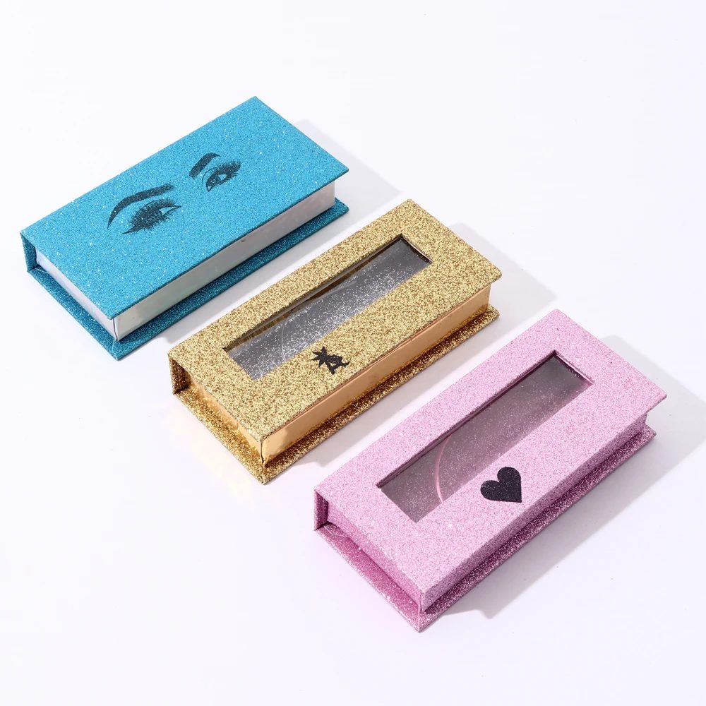 Custom Paperboard Rigid Eyelash Packaging Boxes