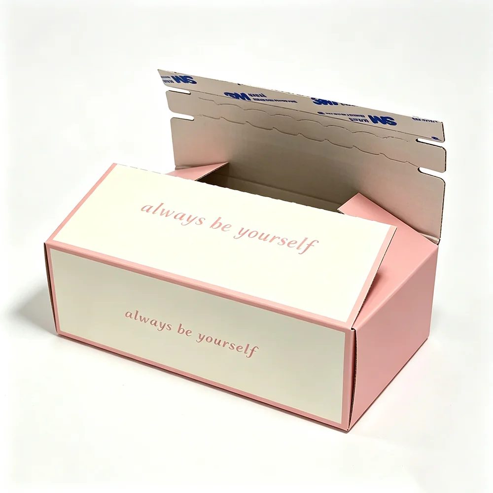 Custom Logo Matte Corrugated Cardboard Mailer Boxes