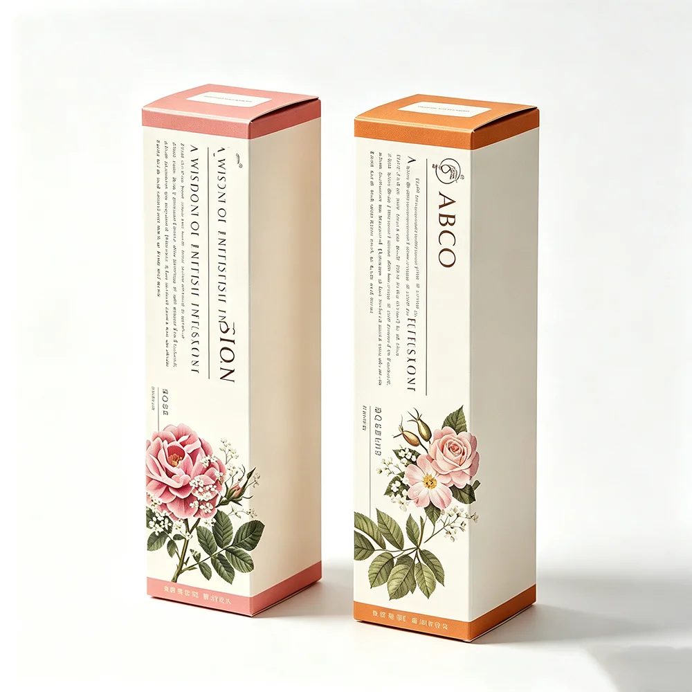 Fashion Textured Paper High End Custom Embossed Craft Style Skincare