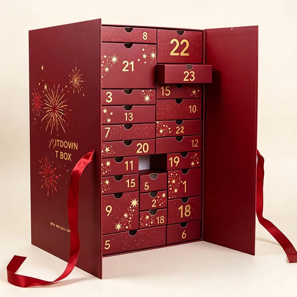 Custom Logo High-end Christmas Advent Calendar Rigid Box