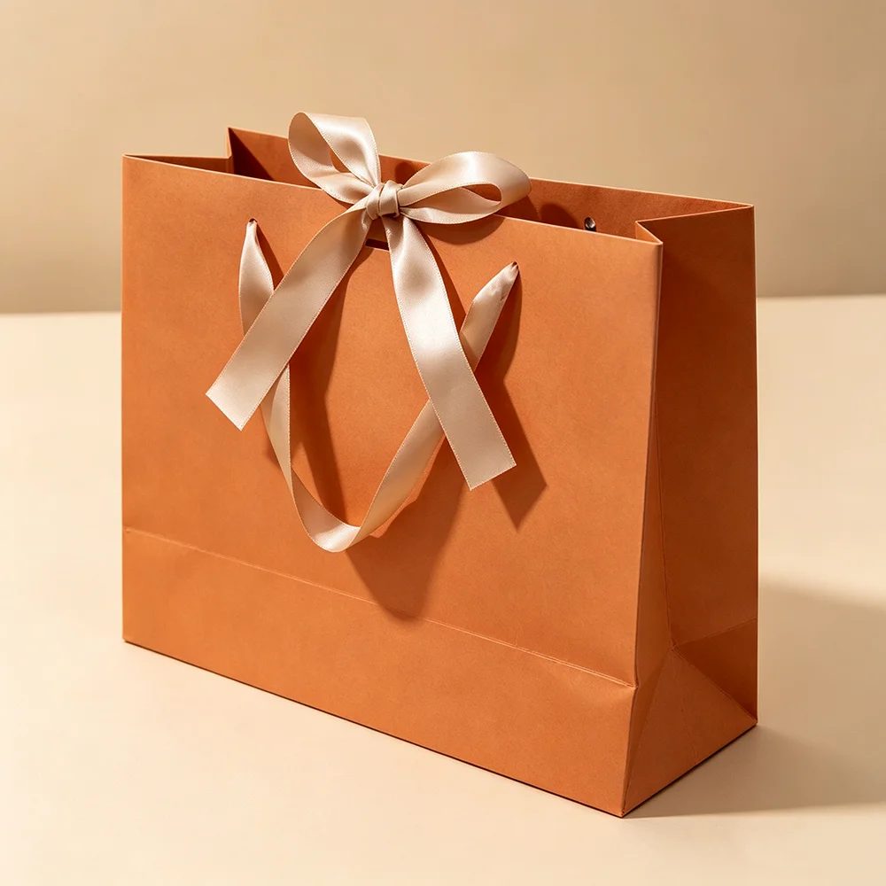 Custom Luxury Kraft Paper Shopping Bags