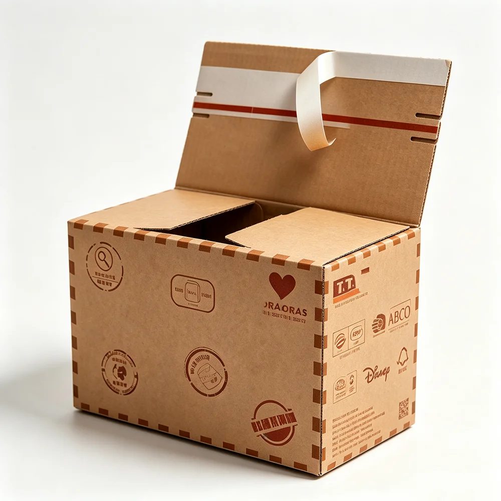 Custom Mailing Paper Box Logo Corrugated Cardboard Shipping Packaging Box