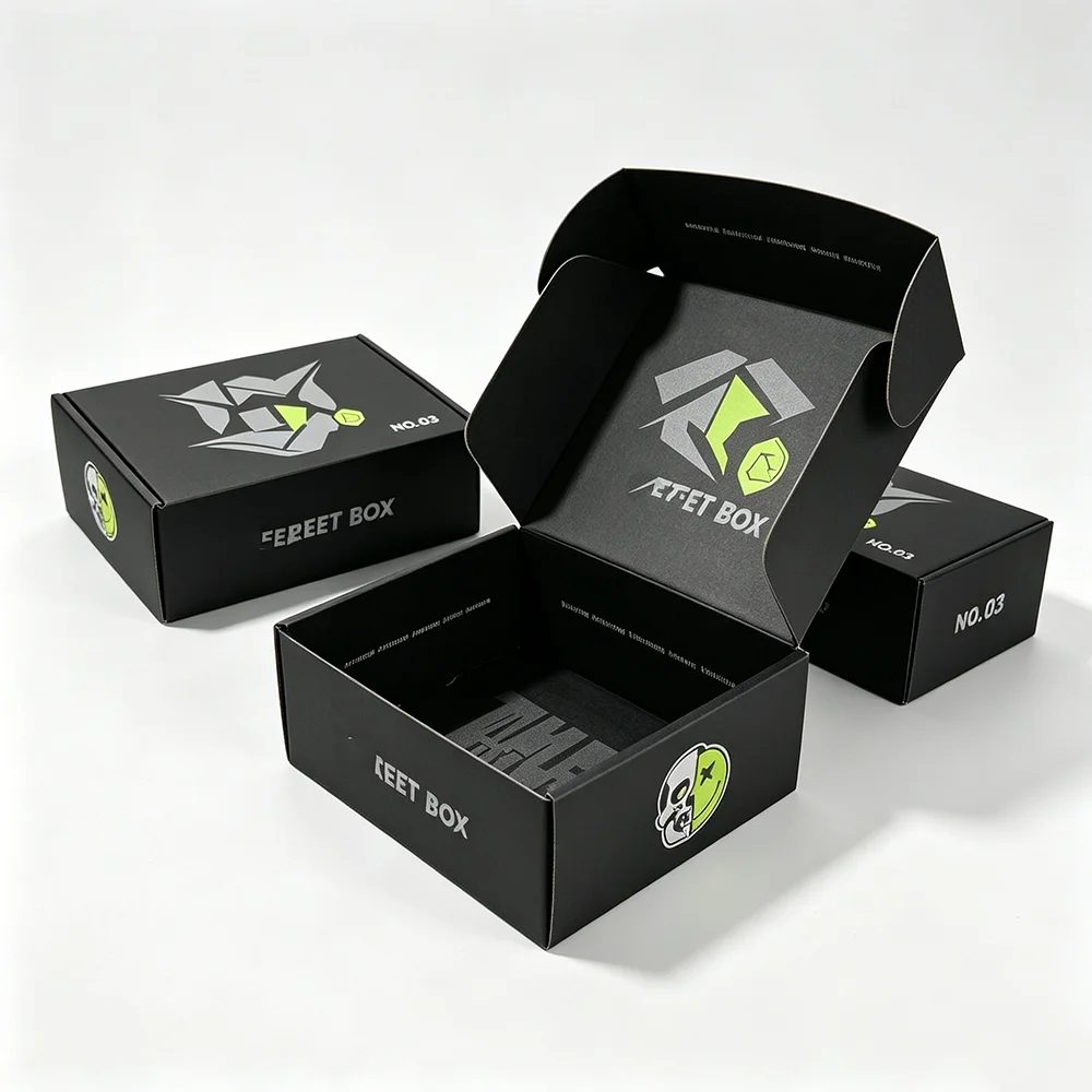 Custom Logo Reusable Corrugated Kraft Mailer Box