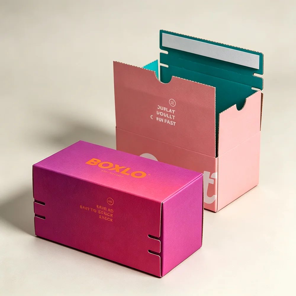 Custom Logo Corrugated Kraft Cosmetics Perfume Mailer Box