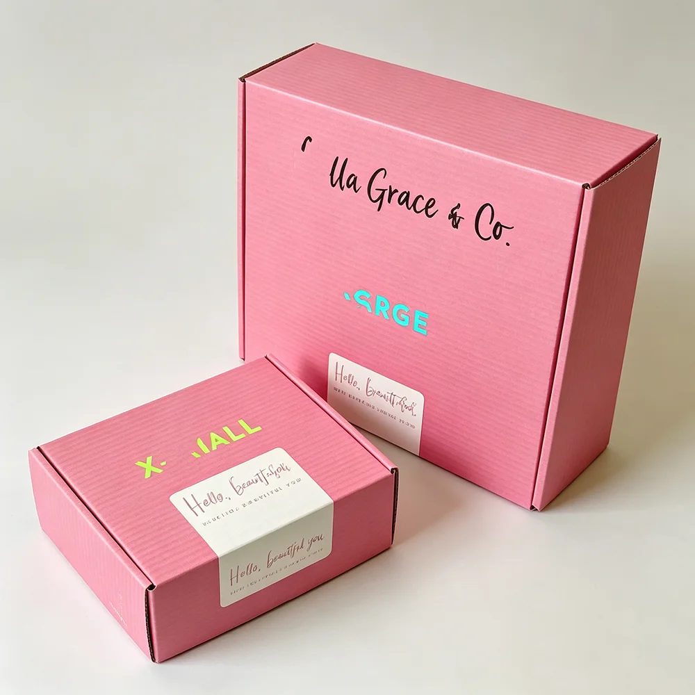 Custom Logo Corrugated Mailer Shipping Box