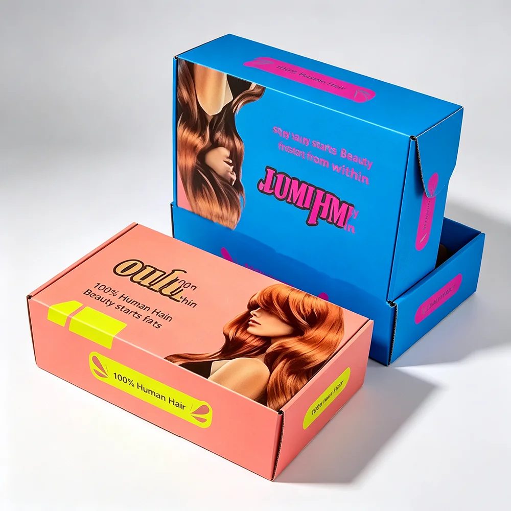 Corrugated Logo Gift Packaging Shoes Clothes Box