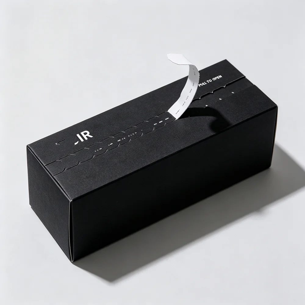 Custom Logo Corrugated Cardboard Self-sealing Tear Strip Mailer Box