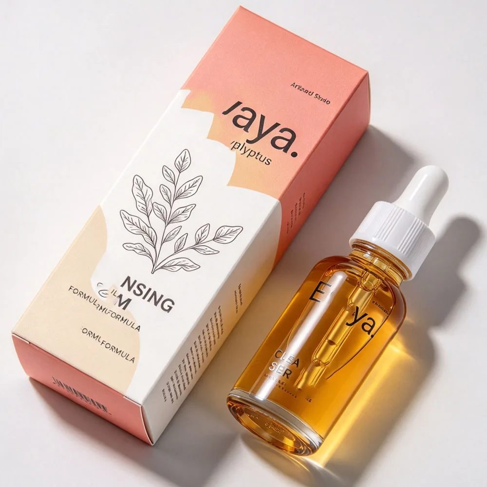 Custom Logo Cosmetic Luxury Skincare Face Cream Skin Care Serum