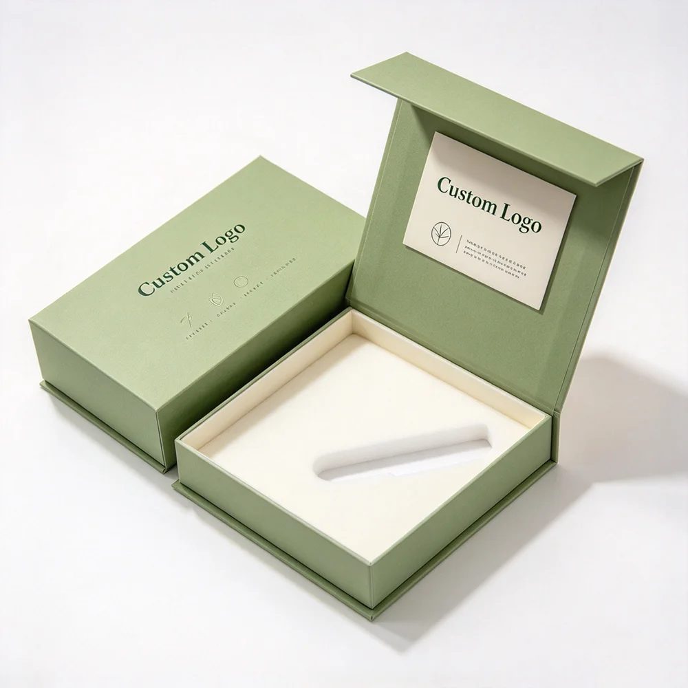 Custom Logo Luxury Rigid Paper Cardboard Foldable Gift Box