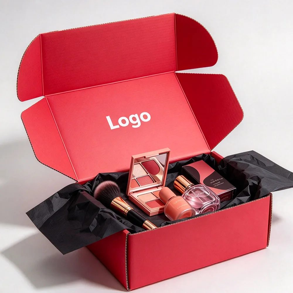 Custom Logo Kraft Mailer Box Cardboard Shipping Packaging