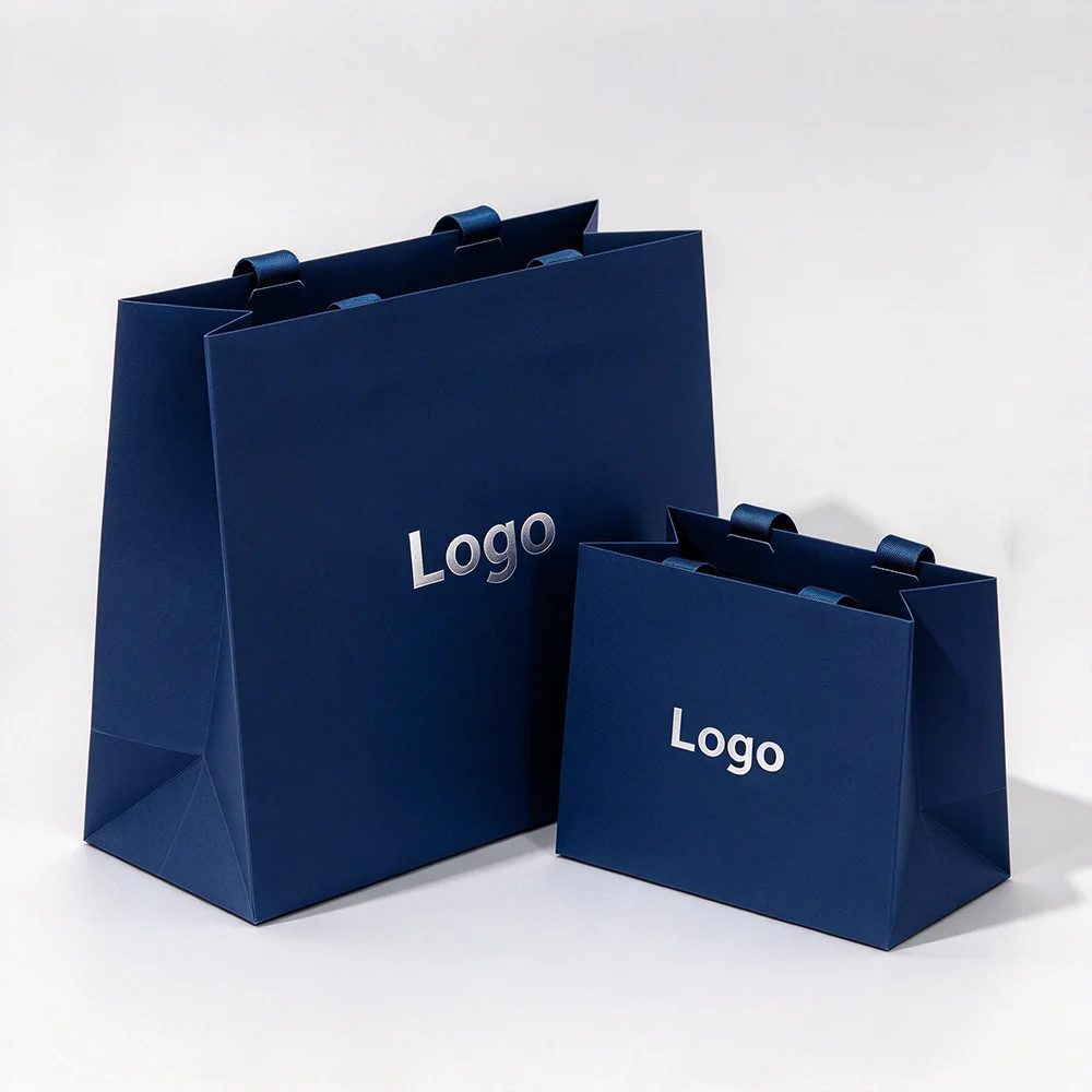 Custom Luxury Matte Laminate Printed Kraft Paper Bag