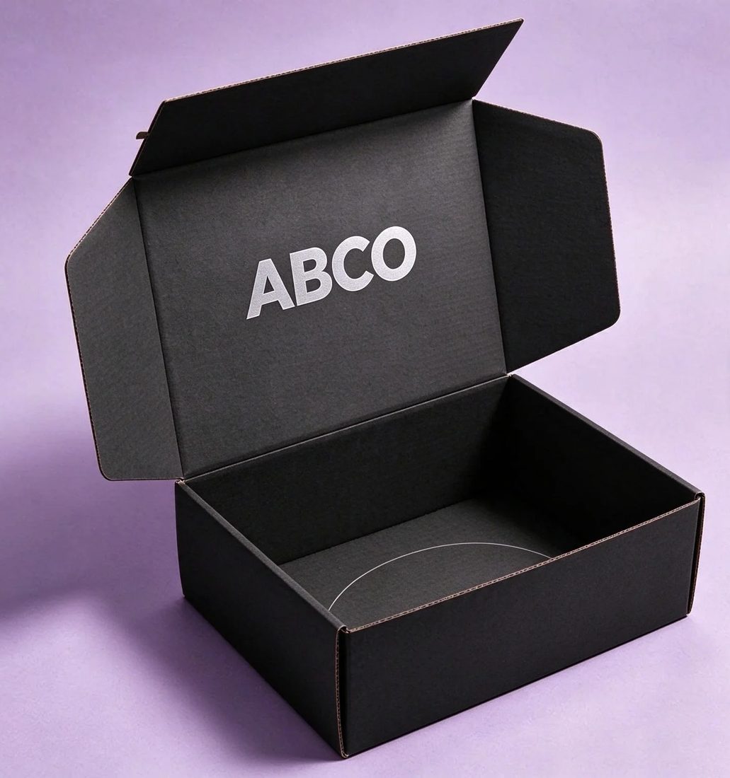 Corrugated Paper Packaging Box Custom Logo Reusable Folding Mailer Carton