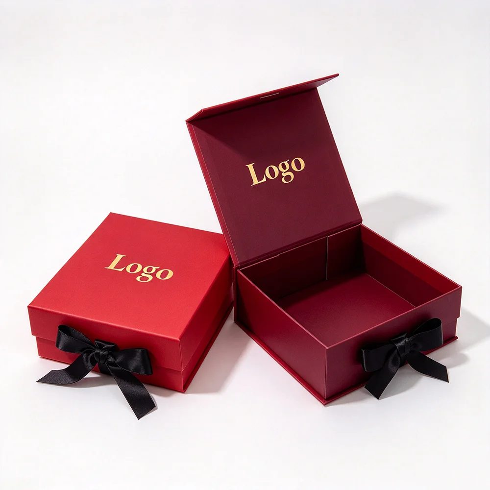 Custom Foldable Magnetic Gift Box Recycled Corrugated Paper Packaging