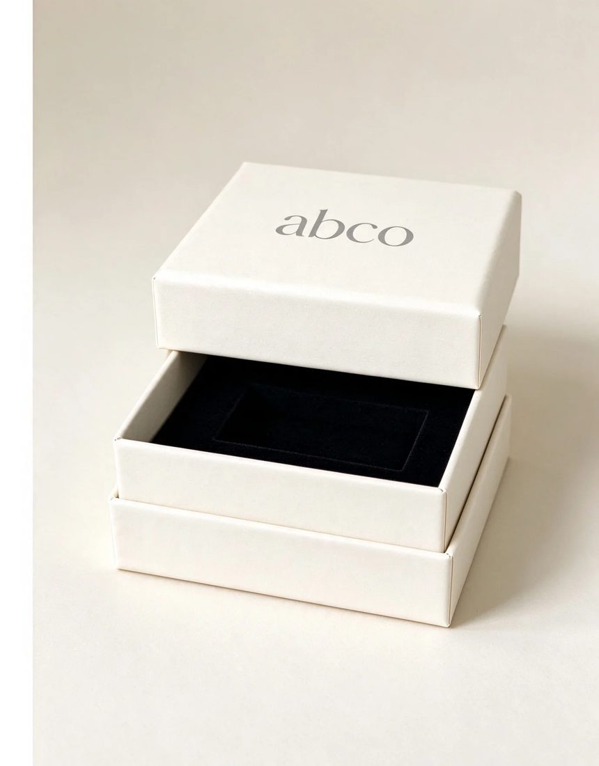 Custom Printed Square Paper Gift Box Cardboard Jewelry Packaging Case