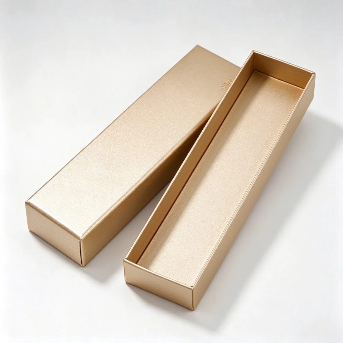 Custom Logo Leatherpapercard Box Rectangular Gift Packaging Case