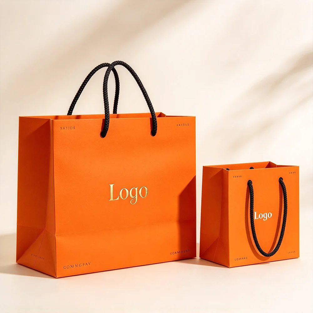 Custom Kraft Paper Shopping Bags