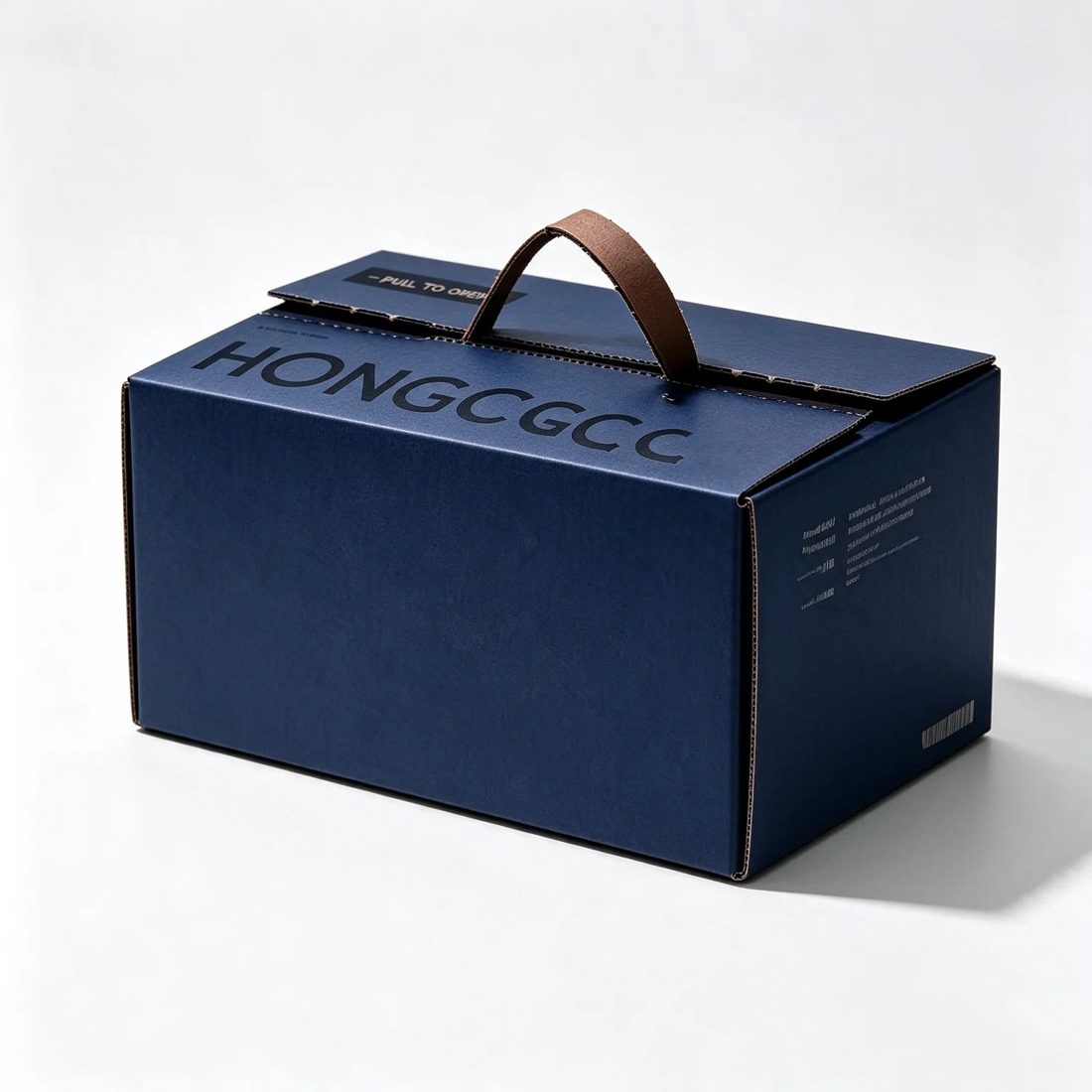 Custom Corrugated Paper Box Rectangular Packaging Carton