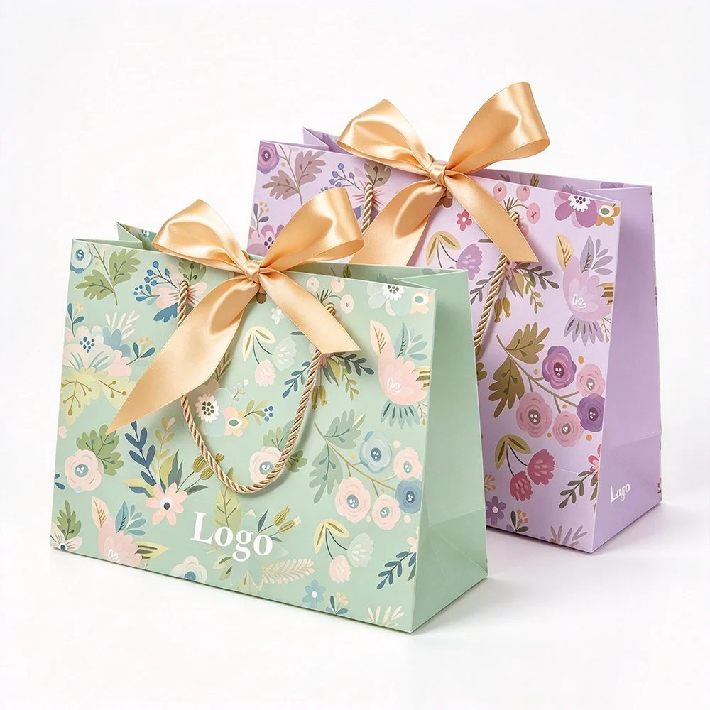 Luxury Brand Gift Custom Printed Cosmetics Perfume Candles Shopping Paper