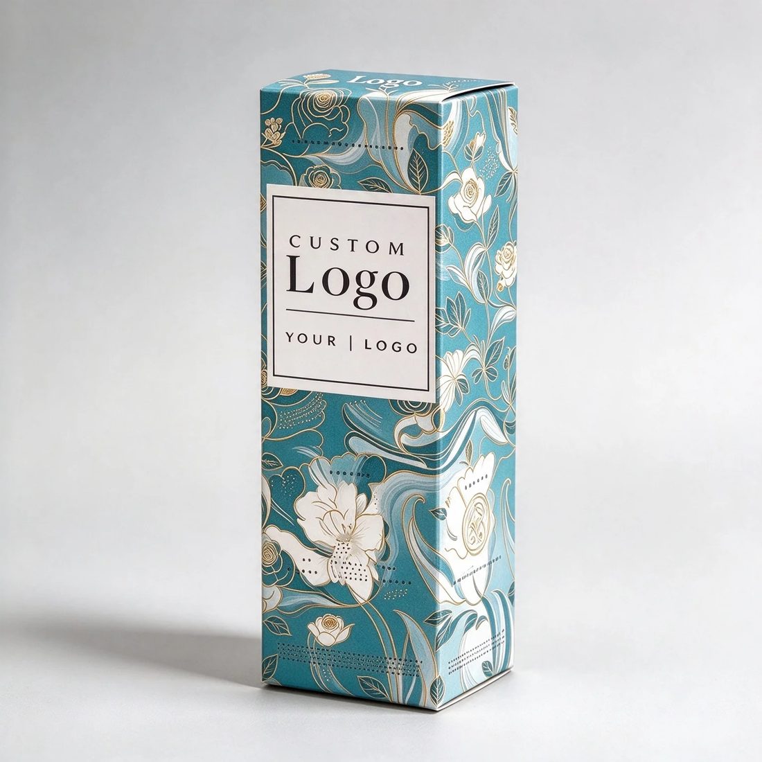 Custom Logo CMYK Printed White Cardboard Folding Cartons