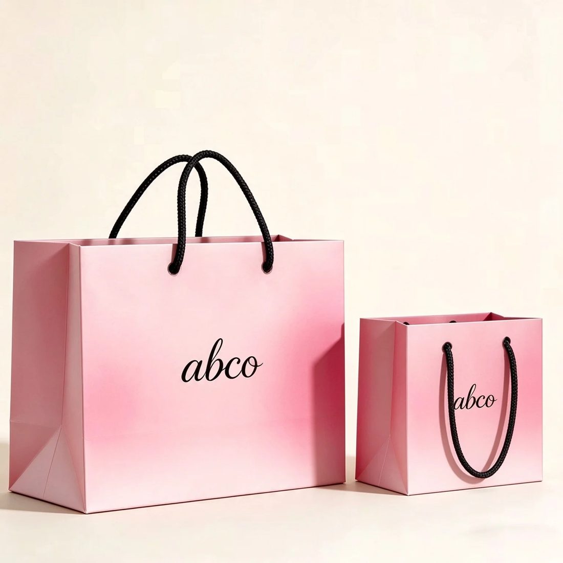 Custom Printed Waterproof Paper Gift Bags
