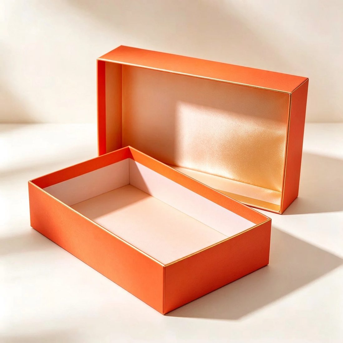 Green Two Piece Cardboard Gift Box