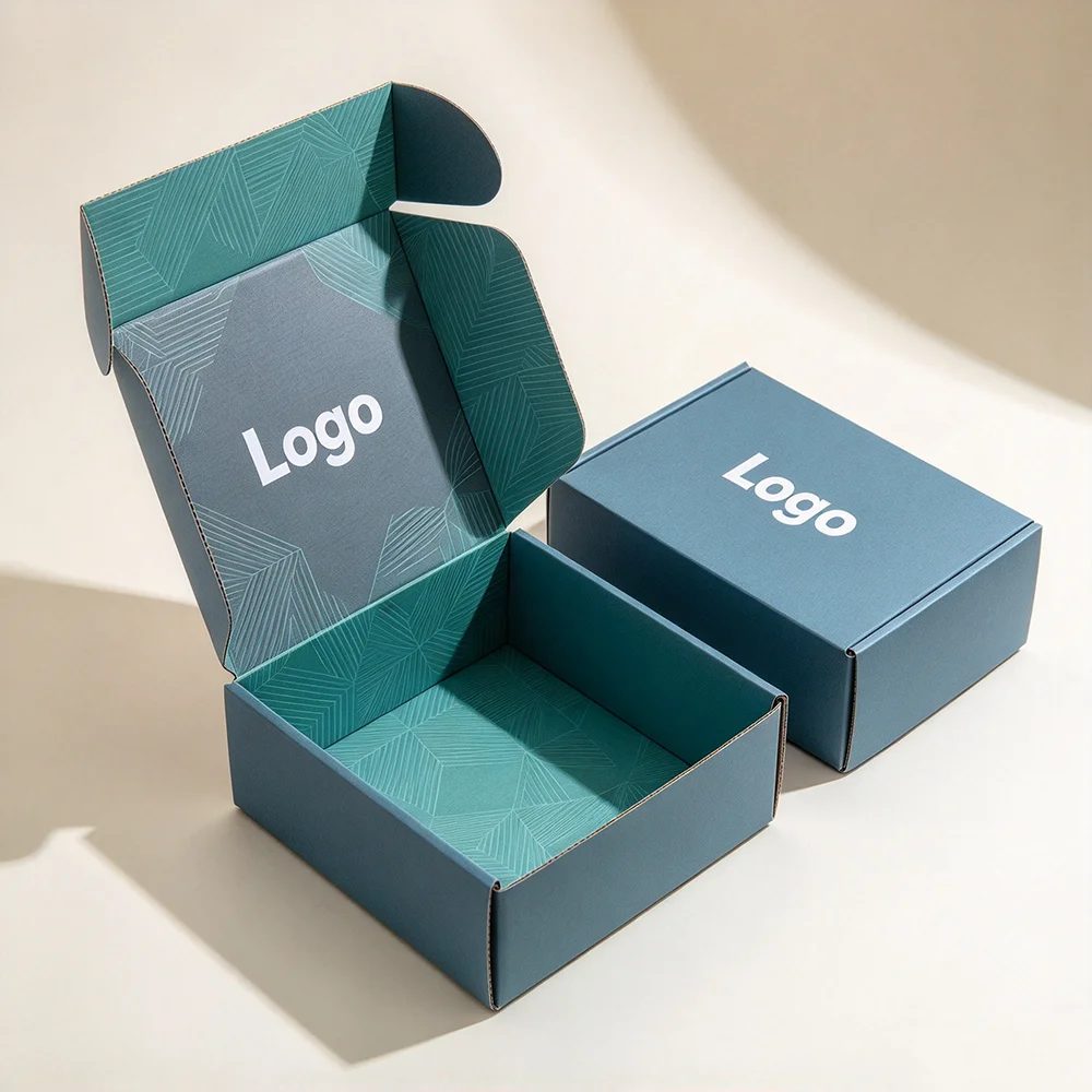 Custom Printed Logo Tear-off Zipper Mailers Box