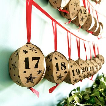 Whole in the Middle Baubles Reusable Advent Calendar