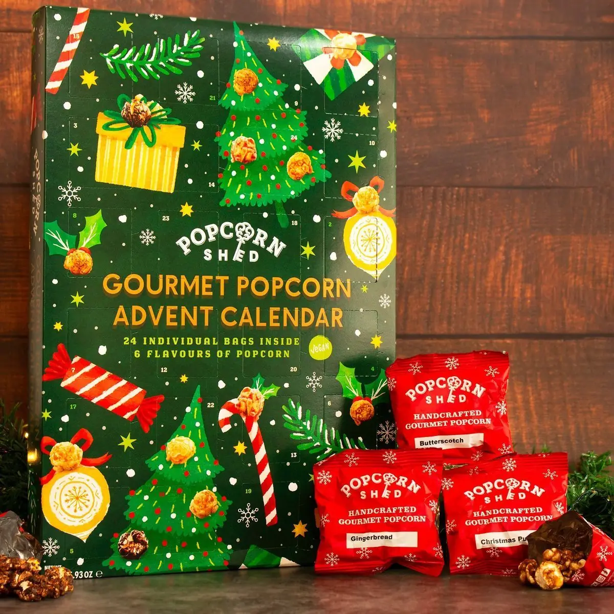 Popcorn Shed Vegan Gourmet Popcorn Advent Calendar | 2026 Edition
