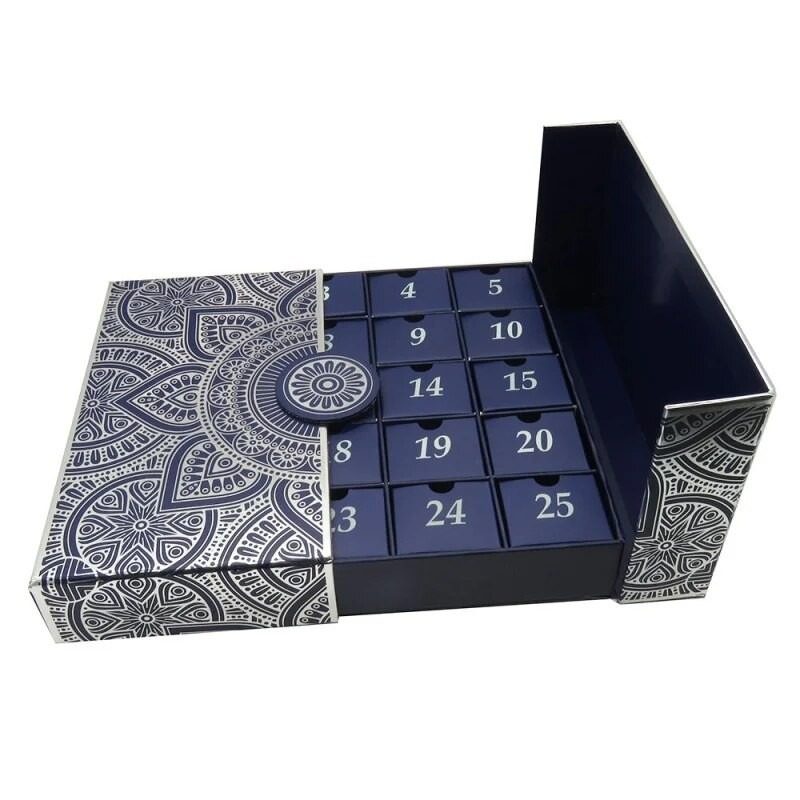 MCPackagings GB72 Blank Advent Calendar Paper Box (Wholesale)